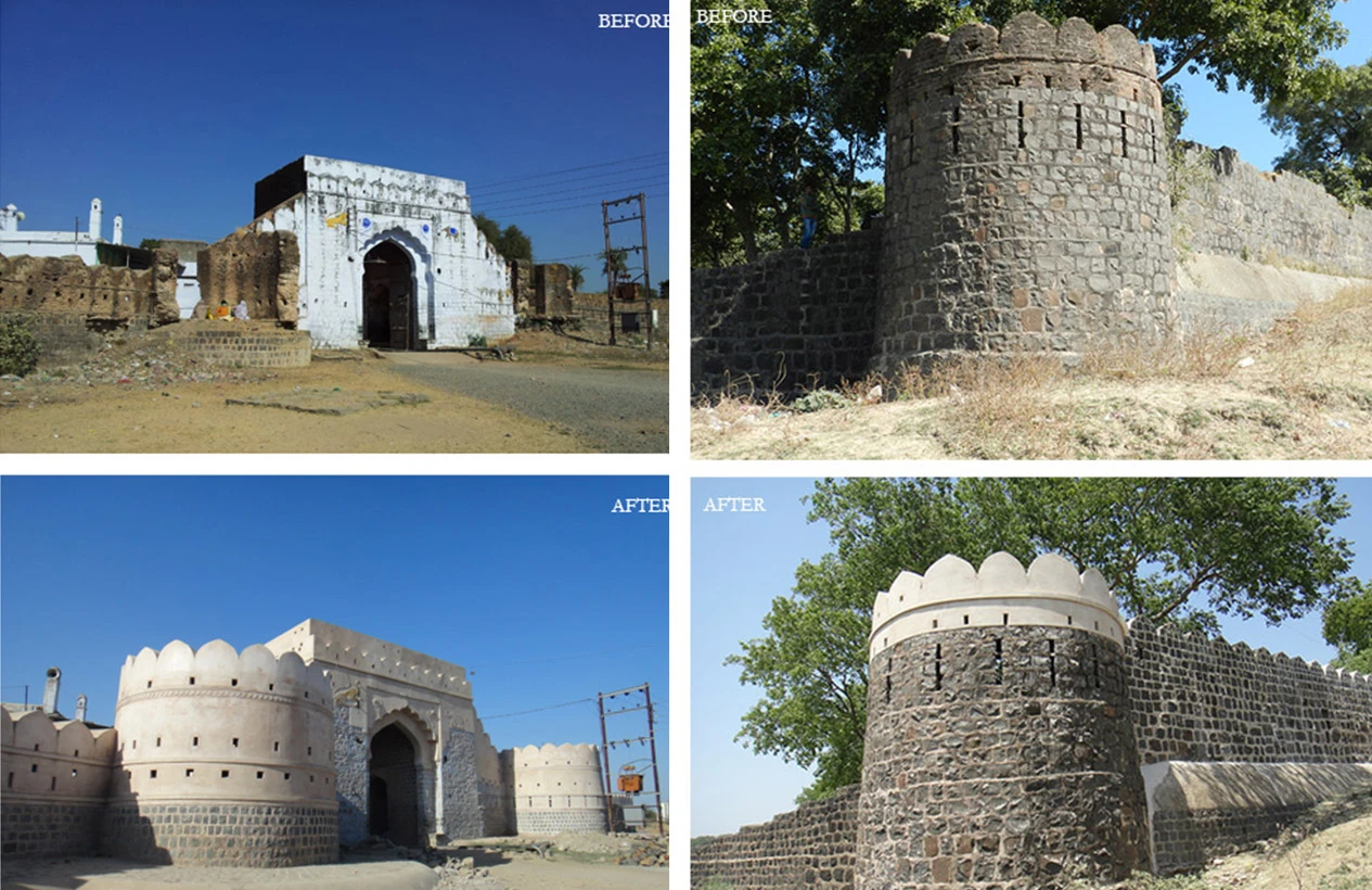 Consolidation of Mahidpur Fort, Madhya Pradesh